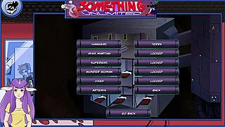 blonde and redhead play games with muscular bodybuilder