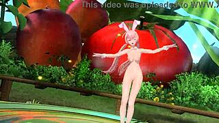 Megurine Luka In Popipo Project Diva Nude Mod Wearing Full Nude Bunny Costume