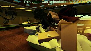 My Bold Subscriber Persistently Demands Intense Fucking In Roblox Condo Game With POV Blowjob.