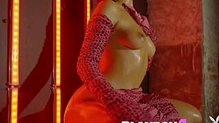 petite ebony teen precious milan poses in lingerie