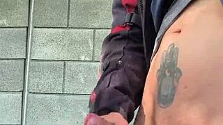 my cock gets so hard knowing they watch me jerk off from afar