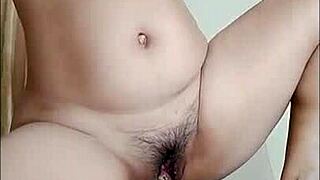 Mature Asian slut teases with dildo in steamy solo play