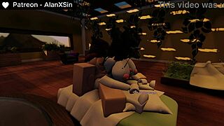 My Bold Subscriber Persistently Demands Intense Fucking In Roblox Condo Game With POV Blowjob.