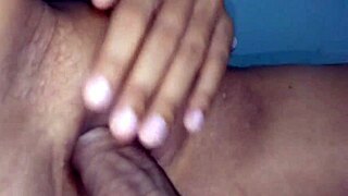 Sexy Maid Teases Dick with Shaved Wet Pussy in Amateur Creampie