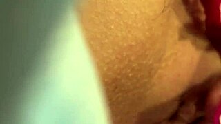 Bold masturbation orgasm close up