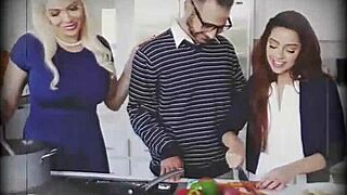 Bianca Burke, Alexis Tae foster inappropriate sex tape scene.