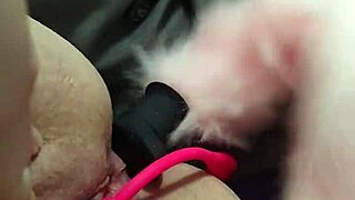 chubby fox gets double penetration in her ass 😈
