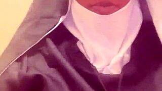 Nun Hazelnut Dresses Up For Halloween Fun