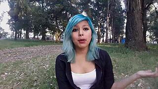 Sexy Girl in an Emotional Display of Affection