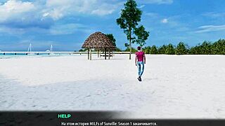 milfs of sunville 2 gameplay on beach with big ass sex