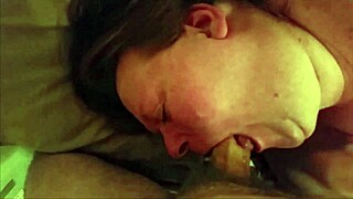 does the homemade milf bbw enjoy sucking a big dick?