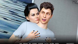 Bound girlfriend as slut in bdsm blowjob