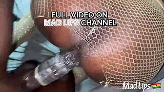 That Slim Black Milf Got Fucked By A Big Black Cock