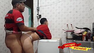 I had rough first-time sex with my trans friend, creampieing his pussy