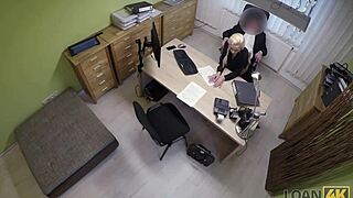 Loan4k blonde fucks for cash 😏