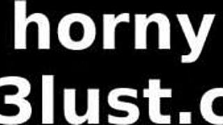 Webcam slut passionately plays with her big black cock dildo on camera