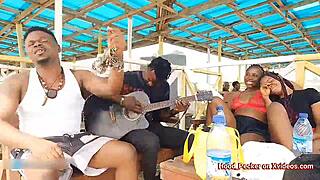 did 18+ beach fun turn into pounding that sexy ebony ass back home?