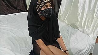 muslim hot girl gets doggy style ass pounding from hindu boyfriend
