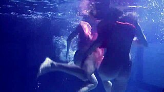Lilia Mihalkova and Natalia Kupalka Dive into Underwater Lesbian Play