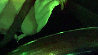 italian artemisia love drives around flashing big tits. her wild side shows!