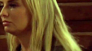 Busty pale lesbian slave gets her big ass whipped hard