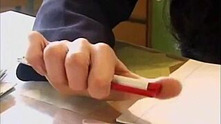 two girls in a threesome anal, horny slut licking shaved pussy and getting cumshot