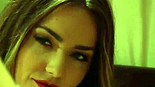 Busty pale lesbian slave gets her big ass whipped hard