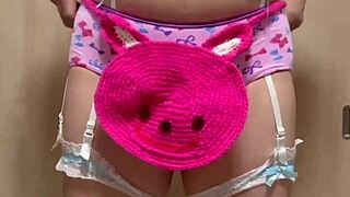 Teen In Junior Underwear Teasing Anal And Nipples