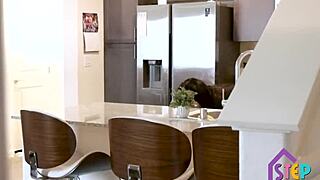 Stepmom London Rose Caught Stepson Spying In The Kitchen While Masturbating Big Tits