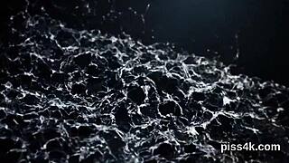 nice lesbian kittens get covered with piss and squirt wet pussies 😈