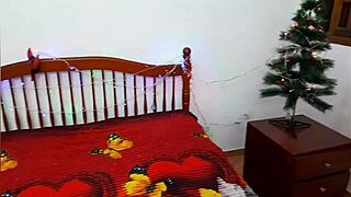 Christmas Special with Model Luara Sonza and Myke Brazil Enjoying Anal Sex in See-Through Outfit