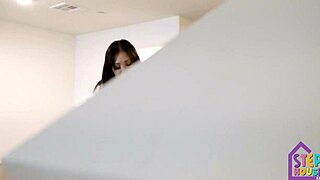 Stepmom London Rose Caught Stepson Spying In The Kitchen While Masturbating Big Tits