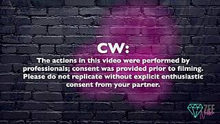 Brunette maids riding boss in interracial cowgirl with big black cock