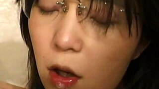 pregnant japanese babe gets blowjob and pussy fingering