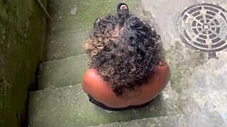 my stepdaughter took me to the favela for some fun before my wife arrived