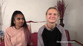Desperate amateurs alisha isabella and kama sutra in casting interview