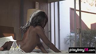 i felt passionate as ebony beauty victoria antoinette revealed her tight shaved pussy