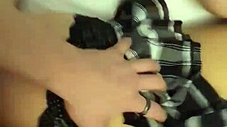 damn, i’m pounding destiny mae so hard from behind in her sexy mini skirt