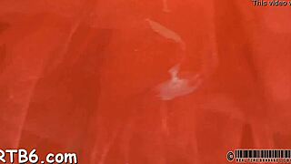 bdsm couple whipping and seducing in bondage