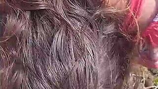 Amateur Blowjob And Doggy Style Fuck Cum In Mouth In The Bush