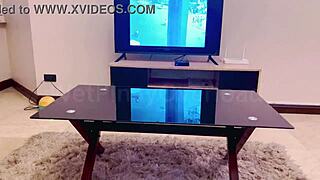 Beautiful wetpinay in school uniform washes after intense porn shoot