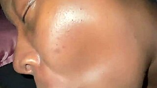 Petite ebony screams during intense wet orgasm session