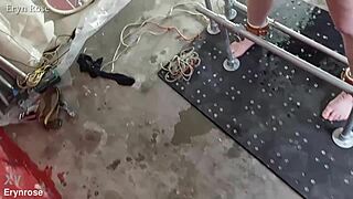 Bound In Metal Begging To Cum