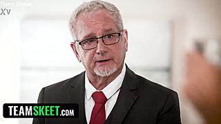 two stepmoms give a private show fucking their stepsons in front of a friend