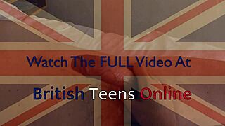 I’m Obsessed with This Hot British Brunette Wanking and Fucking a Fan