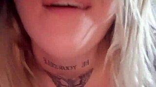 In this POV scene, she's taking hard anal and deepthroat, ending with a huge anal creampie on her chubby ass