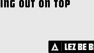 Karlee Grey and Vanna Bardot engage in passionate scissoring and wild sex while husbands are away