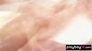 platinum blonde babe skylar vox gets massaged and fucked by big cocked masseur