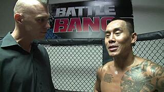 मैंने एमएमए रिंग में उसकी शेव्ड चूत को मेरे बिग ब्लैक कॉक से चोदा