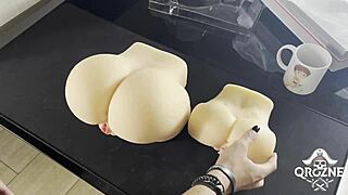 testing a real sex doll backstage in liberdade sp